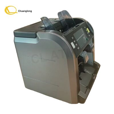 Μηχάνημα καταμέτρησης τραπεζογραμματίων 2 θέσεων πολλαπλών νομισμάτων Εξοπλισμένο με ενσωματωμένη μπαταρία λιθίου Εκτυπωτής Με λαβή Εγγύηση εφ' όρου ζωής Υποστηρίζει παγκόσμια νομίσματα και 48 γλώσσες