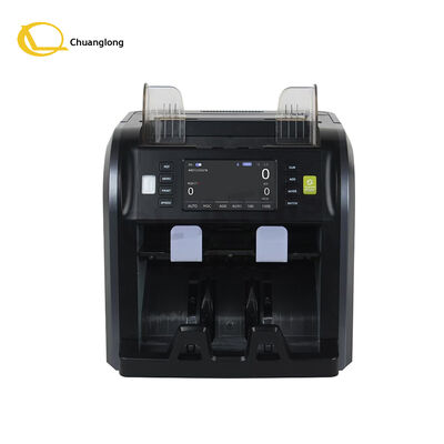 SJ-668 Μετρητής αξίας μικτών χαρτονομισμάτων CIS με δύο θήκες, με λαβή, ενσωματωμένο θερμικό εκτυπωτή, ενσωματωμένη μπαταρία, μηχάνημα μέτρησης νομισμάτων