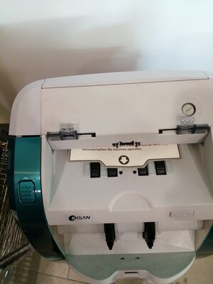 Μηχανή διαλογής τραπεζογραμματίων Kisan Money Counter Detector Μπλε με LED οθόνη Smart K3 S16E01-3659