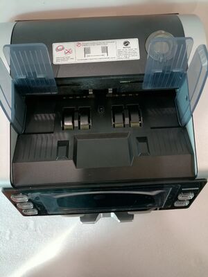 1+1 Μηχάνημα Ταξινόμησης Χαρτονομισμάτων Τσέπης Money Counter Detector Μαύρο με Οθόνη LED LK22025060006