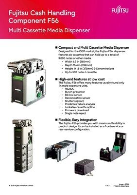 Καλή τιμή Fujitsu F56-BDU Ο F56 Είναι Ένας Ιδανικός Διανομέας Χαρτονομισμάτων για Λειτουργίες Ταμείου, Περιπτέρων και ΑΤΜ Fujitsu F56 F53 Διανομέας Χαρτονομισμάτων σε απόθεμα Whats App：+86 18138781425 σε απευθείας σύνδεση