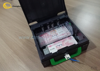 Μαύρη κασέτα κιβωτίων μετρητών μηχανών ανταλλαγής ξένου νομίσματος απορριμάτων Hyosung