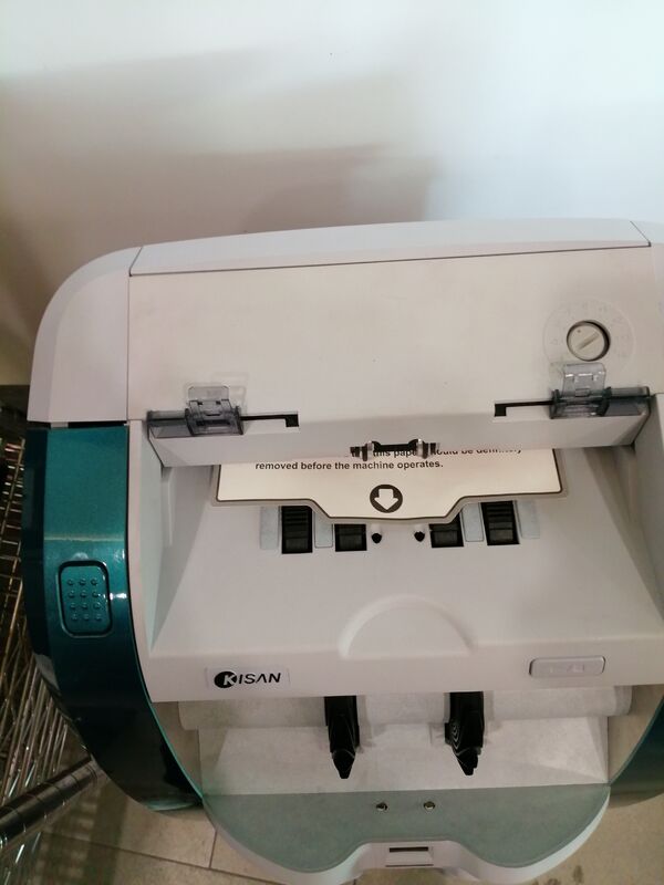 Μηχανή διαλογής τραπεζογραμματίων Kisan Money Counter Detector Μπλε με LED οθόνη Smart K3 S16E01-3659