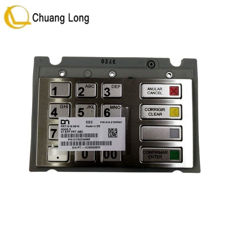 Diebold Nixdorf ATM Pinpad DN EPP V7 πληκτρολόγιο PRT ABC πληκτρολόγιο Πολλά διαφορετικά μοντέλα προς πώληση 01750234996 1750234996
