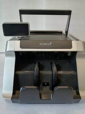 Καλή τιμή Τραπεζικό μηχάνημα JUNUO C05 Ανιχνευτής χρημάτων Μαύρο με οθόνη LED σε απευθείας σύνδεση